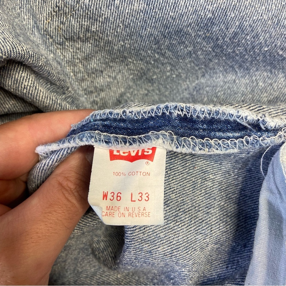 Vintage Levi’s 501 xx Classic Blue Denim Jeans - Picture 5 of 8